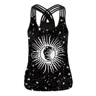 Ты мой секрет Новый звездное небо Топ Тэнк для лета, Ouiji доска майка на бретельках для фотосъемки в стиле гранж с изображением солнца печатных по доступной цене, повседневная одежда для Для женщин топы без рукавов