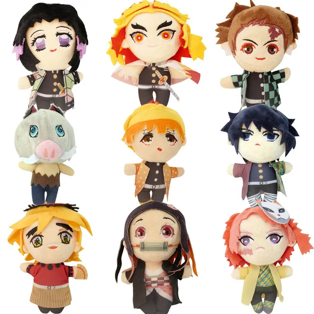 

17 Styles 20cm Japan Anime Demon Slayer Tomioka Giyu Kamado Tanjirou Kamado Nezuko Agatsuma Zenitsu Plush Toys Doll Peluche Gift
