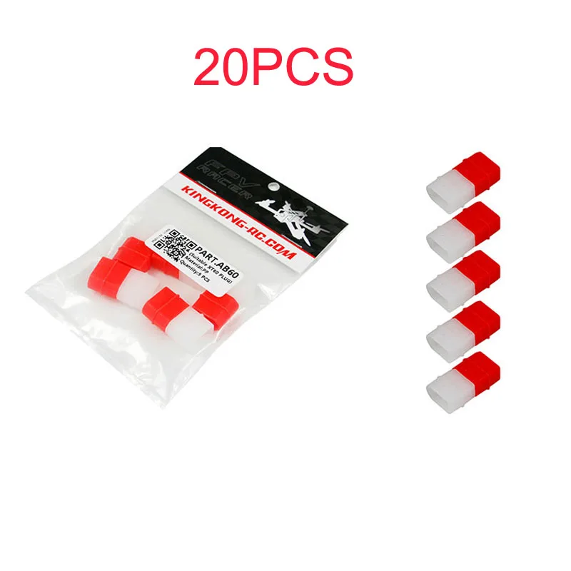 

20PCS Kingkong AB60 Battery Plug Protective Cover AMASS XT60 SY60 Anti-spark Protection Shell Parts for RC Drone FPV
