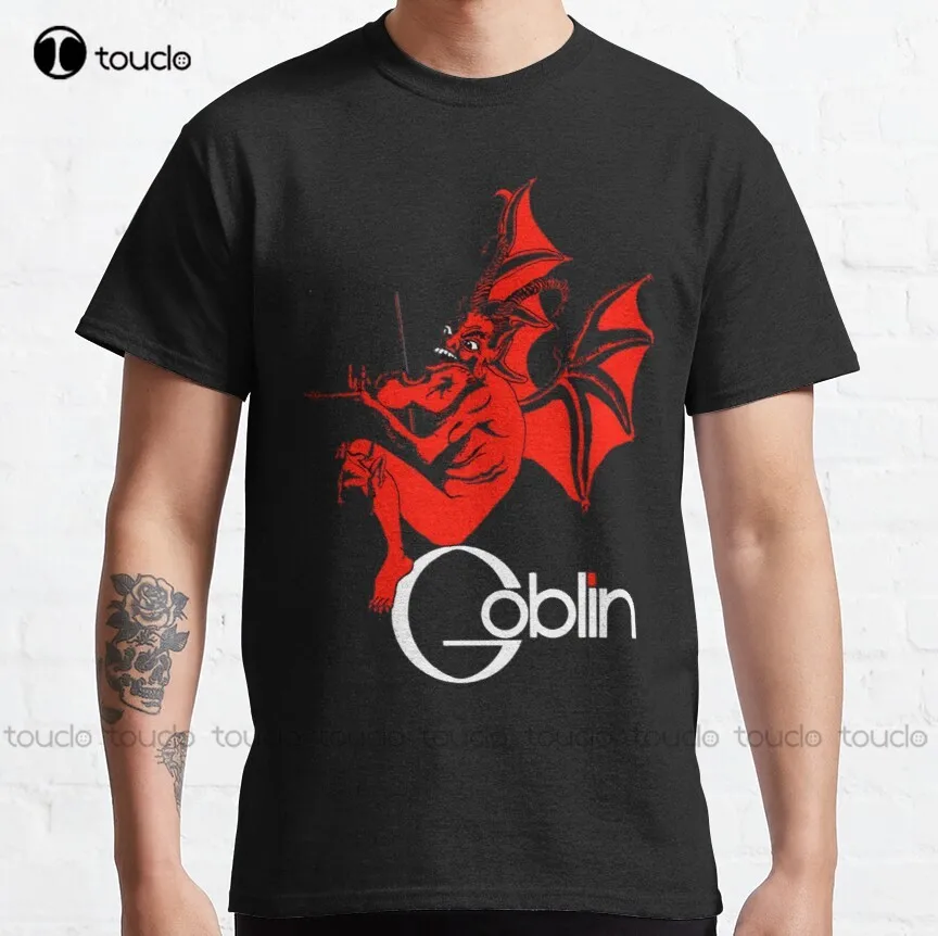 

Goblin suspiria horror dario argento movie Classic T-Shirt mens shirt Custom aldult Teen unisex digital printing xs-5xl cotton