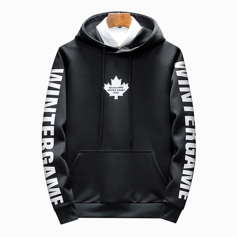 Мужская толстовка с надписью модная повседневная Уличная одежда в стиле хип хоп