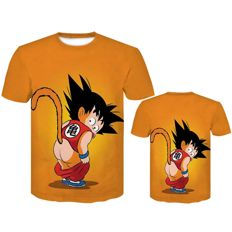 Футболка с круглым вырезом летняя модная футболка принтом dragon ball аниме Ведьмак