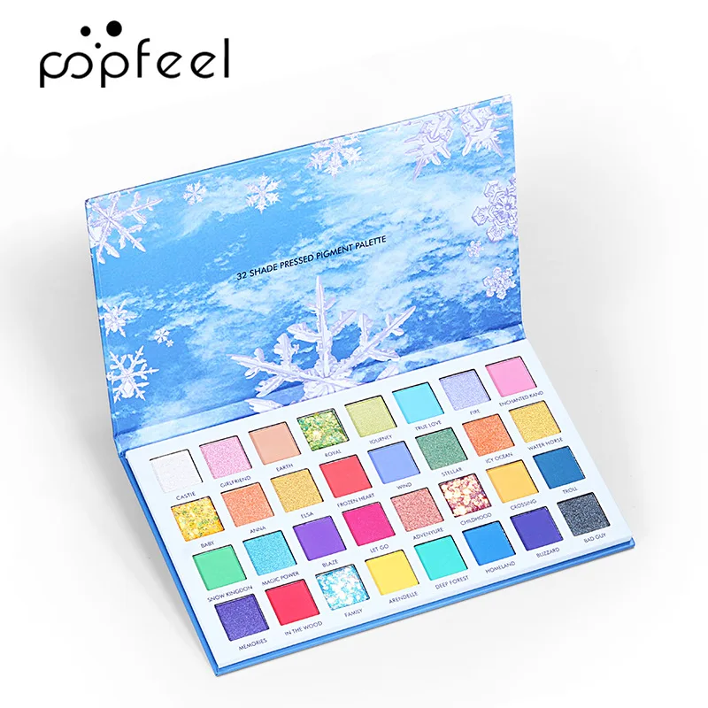 

32 Color Matte Eyeshadow Palette Shimmer Glitter Eye Shadow Long Lasting Makeup Palette Brighten Eyes Fashion Women Beauty