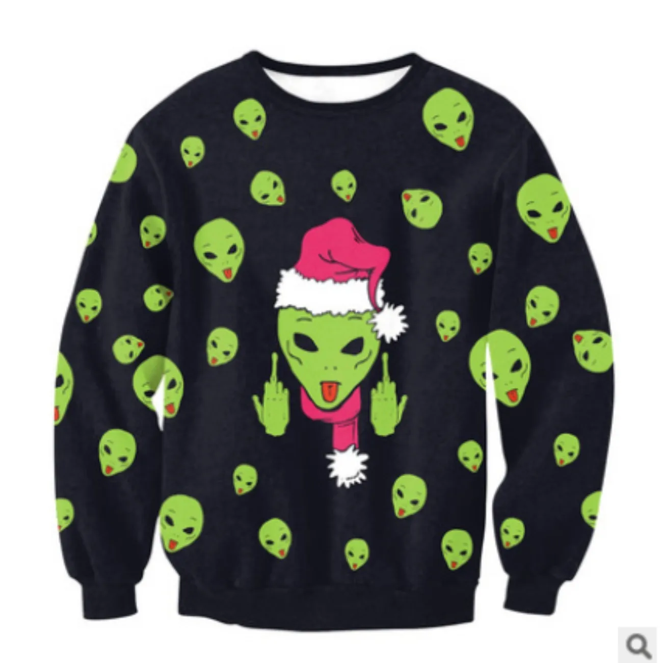 LEH унисекс для мужчин и женщин 2019 уродливое Рождество свитер отдых Санта эльф