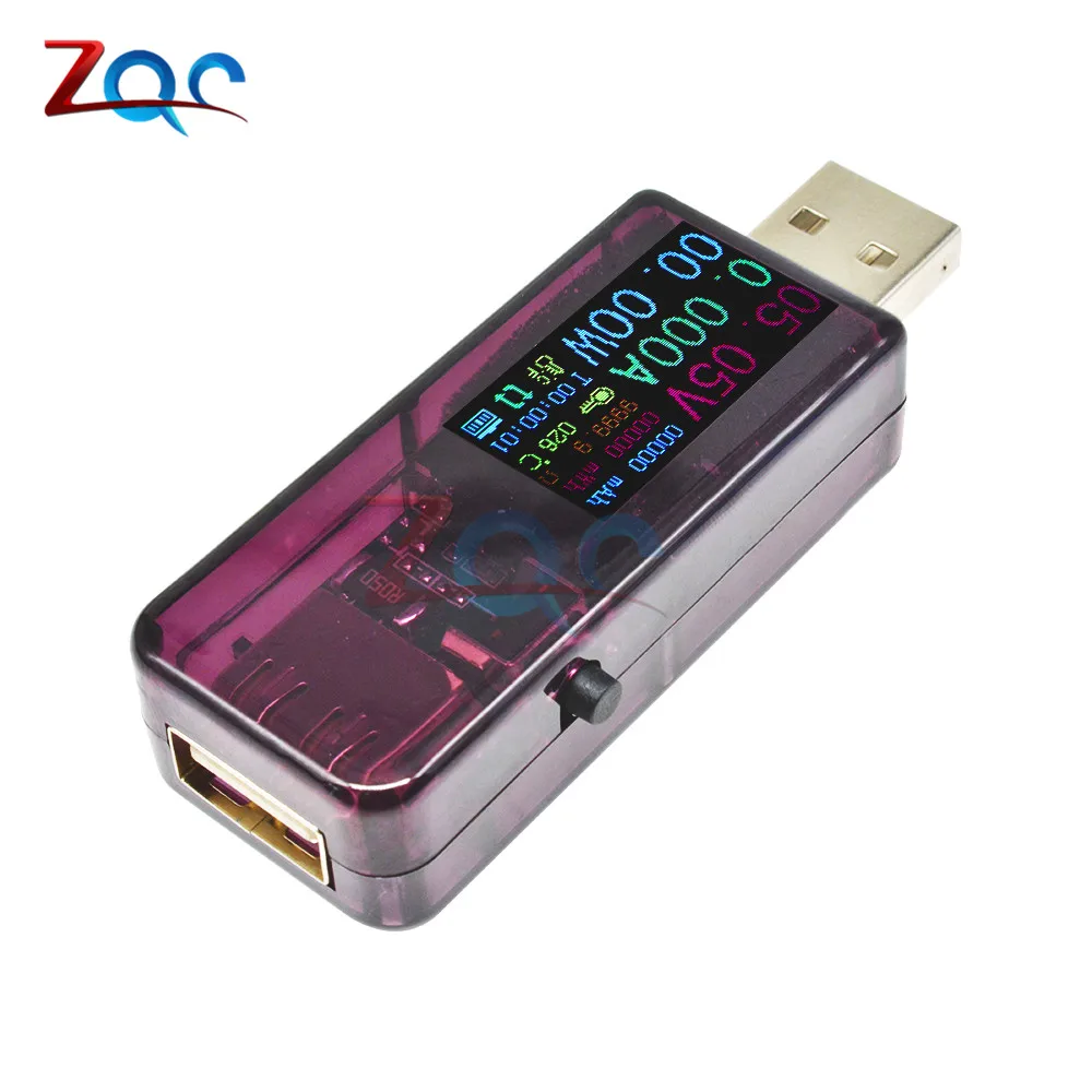 14/24 в 1 QC3.0 2,0 USB тестер постоянного тока цифровой вольтметр измеритель тока Амперметр детектор монитор Индикатор питания зарядное устройство