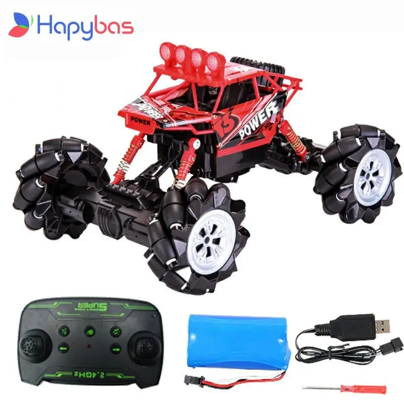

Four-wheel remote control car drive drift 2.4G stunt stucks dancing light music rc car off-road vehicle toy children's gift
