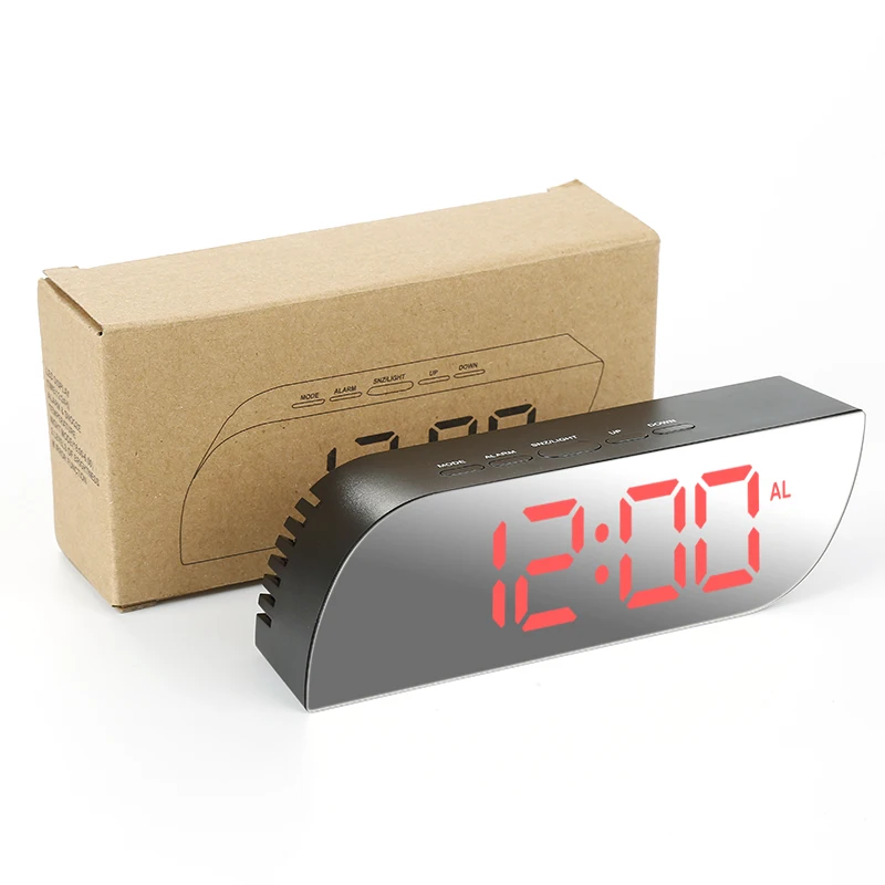 Новые цифровые светодиодный кальные часы светодиодные будильник ночные