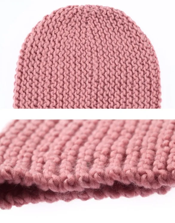 

3pcs Winter Scarf Hats Gloves for Women Men Thick Cotton Winter Accessories Set Female Male Beanie Scarf Gloves