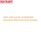 2021 лиса поплавок 38 Эндуро Горный Велосипед Передние наклейки на вилке велосипед Fox38 передняя вилка наклейки MTB велосипед наклейка