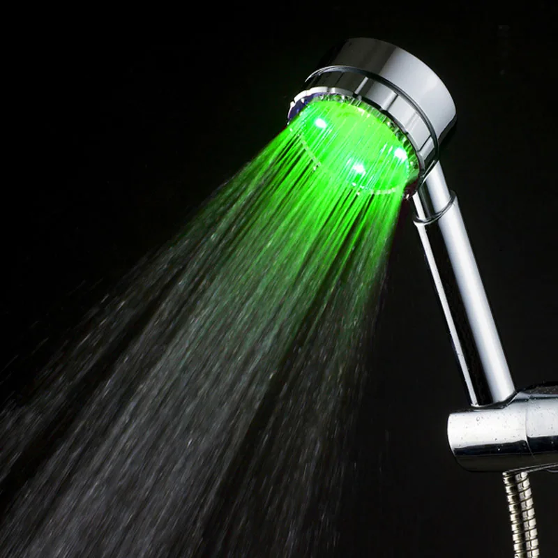 Спринклерный Температурный датчик для ванной комнаты 3 цвета светодиодный