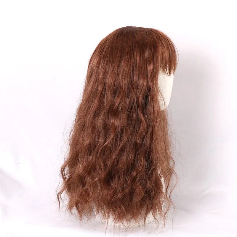Парик для косплея Гермиона Джейн Грейнджер длинные волнистые коричневые