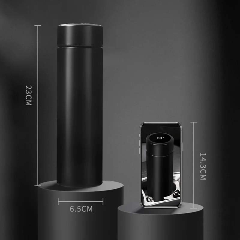 

Intelligent Stainless Steel Thermos Bottle LED touch count temperature display water cup Coffee Mug Milk Mug Thermo cup