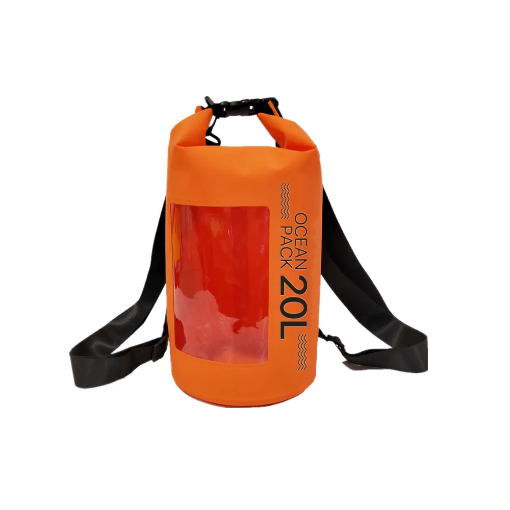 Waterproof  Water Bag Bolsa Impermeable PVC Bucket Shoulder Rafting Wholesale Swimming Drying Camping Equipments  5/10/15/20/30L