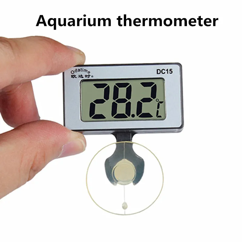 Цифровой погружной мини термометр для аквариума с ЖК дисплеем водонепроницаемый