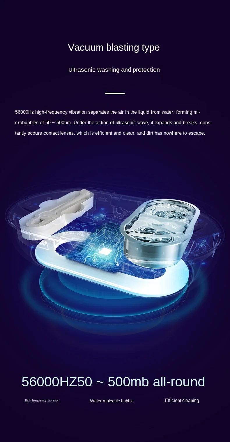 

Cy Xiaomi PICOOC Contact Lens Cleaning Box Cosmetic Contact Lenses Electric Cleaning Appliance Automatic