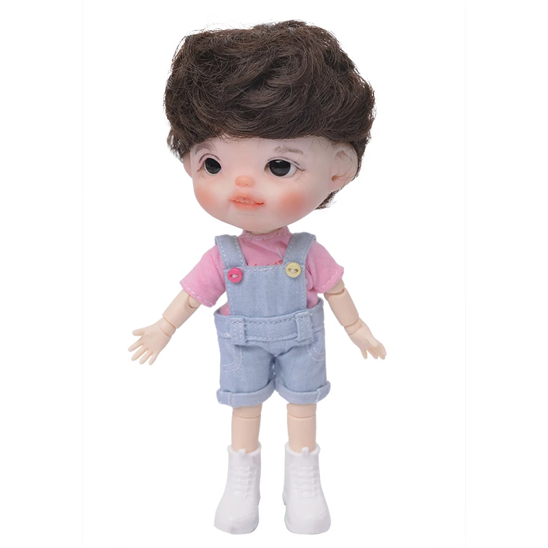 Кукла Aidolla moher/soft Wig 5 цветов красивая BJD 1/8 & Kurhn парик из мягкого волокна волосы Bob