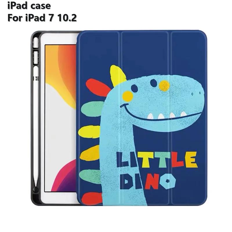 Умный тонкий кожаный чехол из ТПУ для нового 2019 iPad 7 го поколения 10 2 дюйма