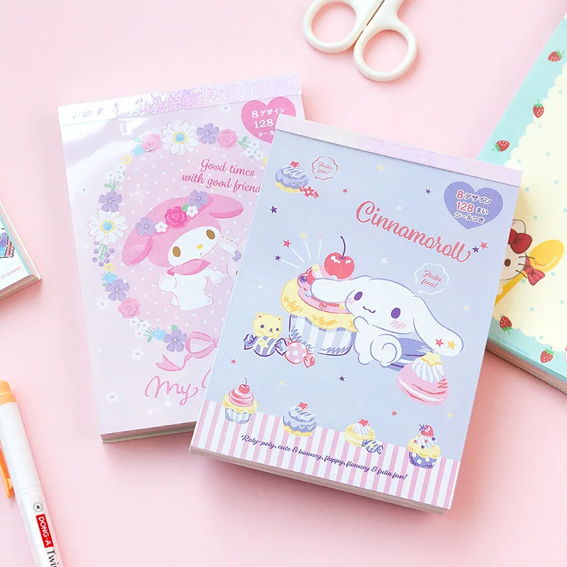 Новинка 128 страниц мультяшная бумага Sanrio Mini Note фотоальбом декоративная лента