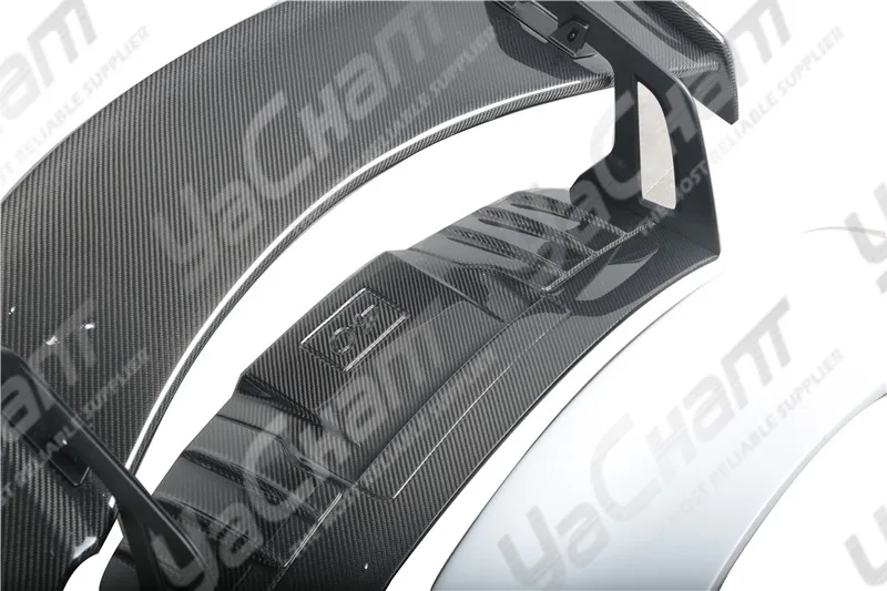 Фото Стайлинг автомобиля GT3 стиль GT Wing подходит для 2019-2021 911 992,1 Carrera & S & 4 & 4S GT Wing Dry Cabron & part отделка из углеродного волокна №4