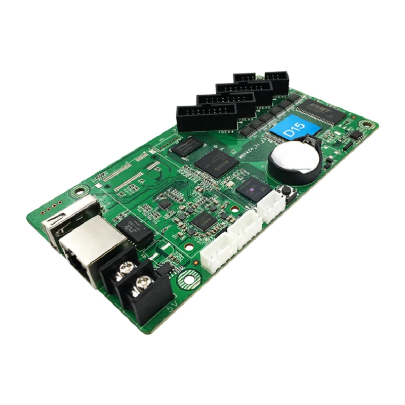 HD-D15 LED Display Control Card 384*64pixels 4*HUB75 Data Asynchronous Controller