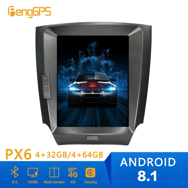 Android 8.1 Tesla Style Car Radio Vertical Screen For LEXUS IS200 IS250 IS300 IS350 GPS Navigation Recorder Multimedia tape | Автомобили и