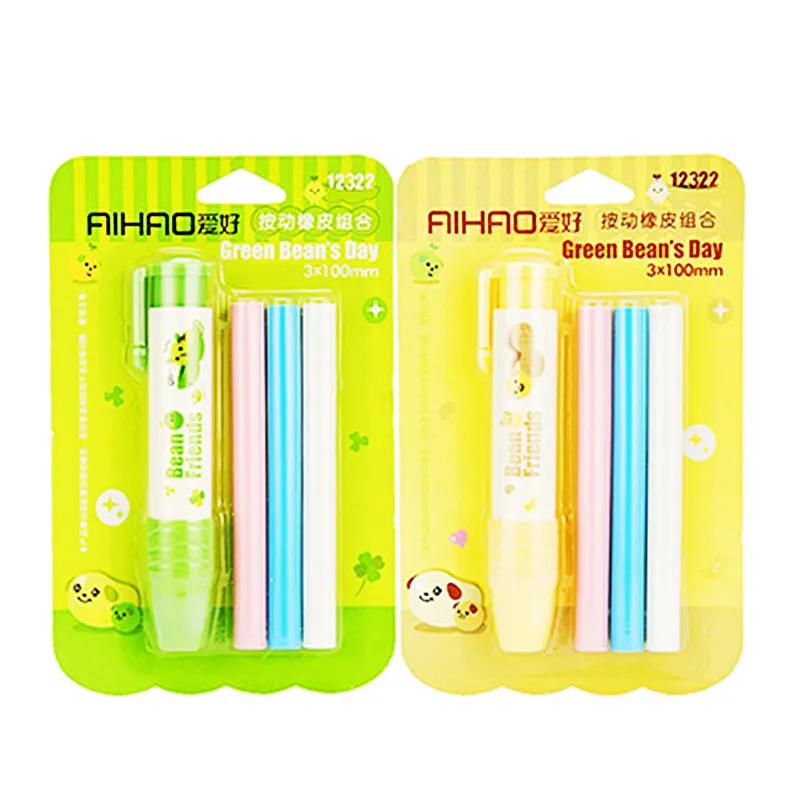 Креативные Сменные резиновые ластики в форме ручки для карандаша Детские