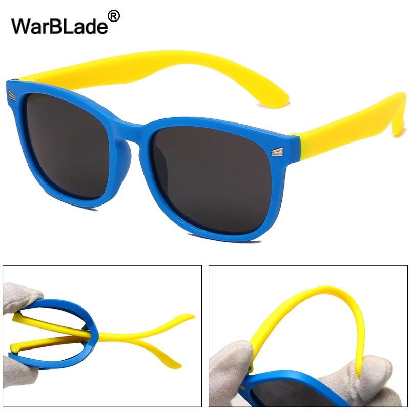 Солнцезащитные очки WarBlade для мальчиков и девочек поляризационные силиконовые