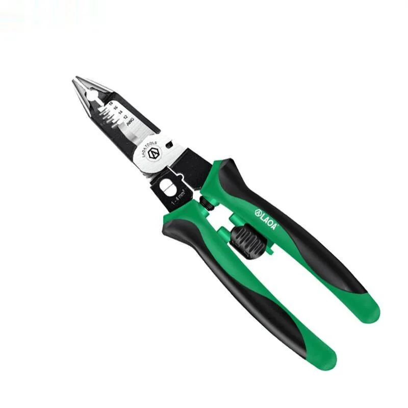 

Multifunctional Electrician Pliers Long Nose Pliers Wire Stripper Cable Cutter Terminal Crimping Hand Tools