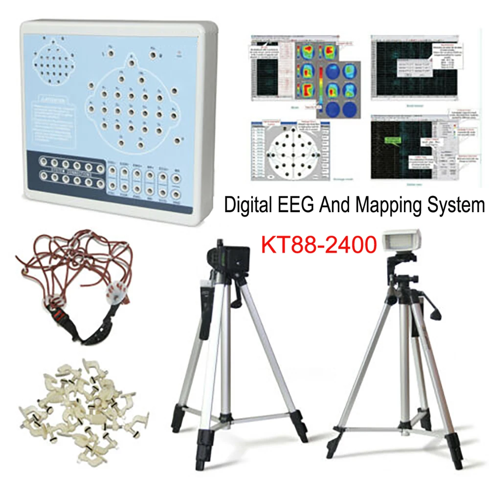 KT88-2400 цифровой 24 канала ЭЭГ машина картирование электрической активности