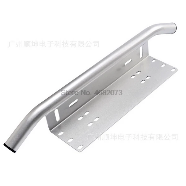 От DHL или EMS 50 шт. Цвет: черный Алюминий бычок бар переднего бампера номерной знак