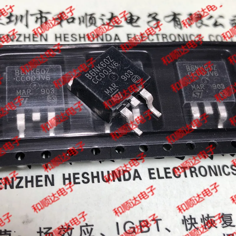 

10 шт. B6NK60Z STB6NK60 TO-263 600V 6A