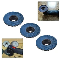 3pcs 3 inch professional flap discs 75mm sanding discs 80 grit grinding wheels wood cutting polishing sheet for angle grinder