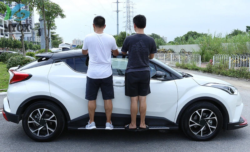 Новое поступление для Toyota CHR C-HR ходовая панель боковая подножка педали, отличный алюминиевый сплав+ ABS