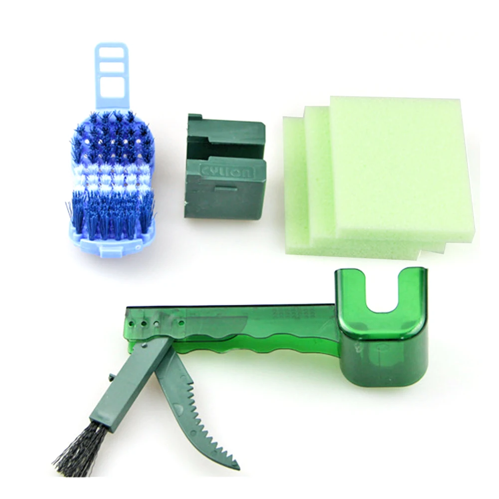 

Cycling MTB Bike Bicycle Chain Cleaner Multi Tool Set Flywheel Clean Wash Kit Cassette Quick Clean Tool Brushes Scrubber Box