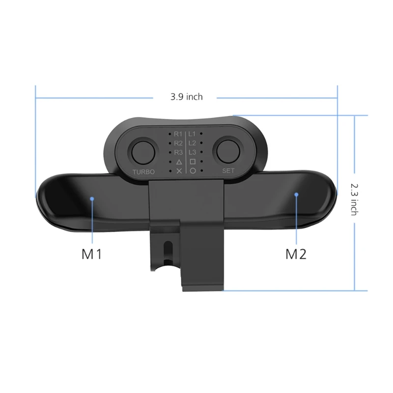 

Extended Gamepad Back Button Attachment Joystick Rear Button With Turbo Key Adapter Only For PS4 2nd Generation Original Handle