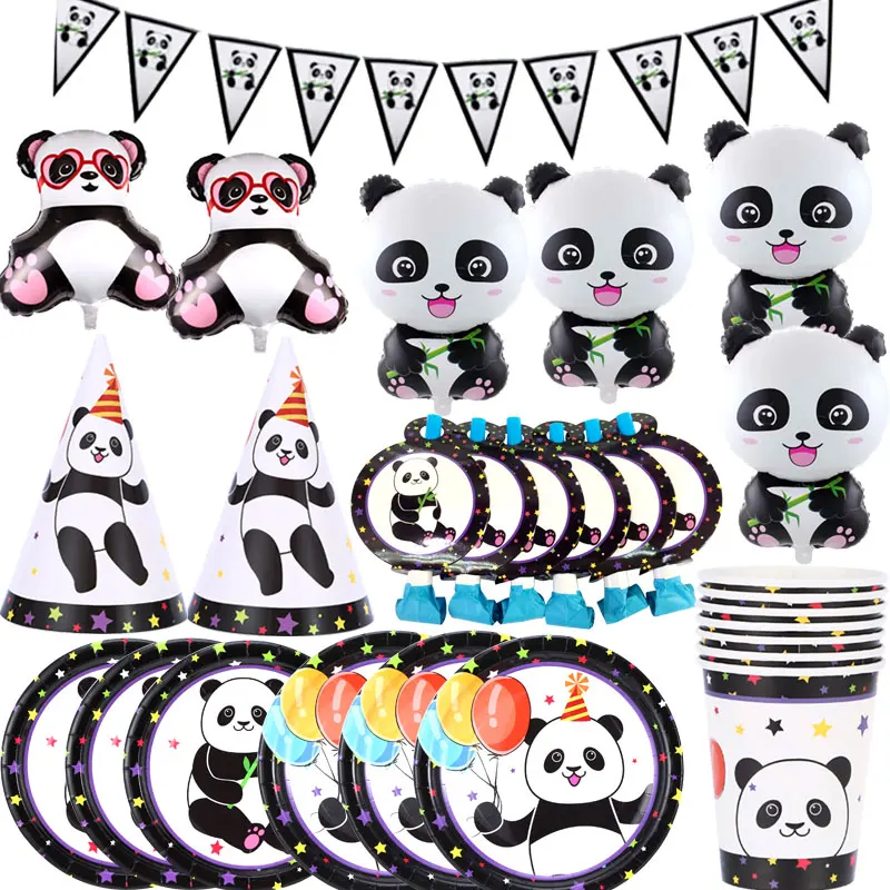 2020 мультфильм новое украшение в виде панды товары для вечеринок предложение на