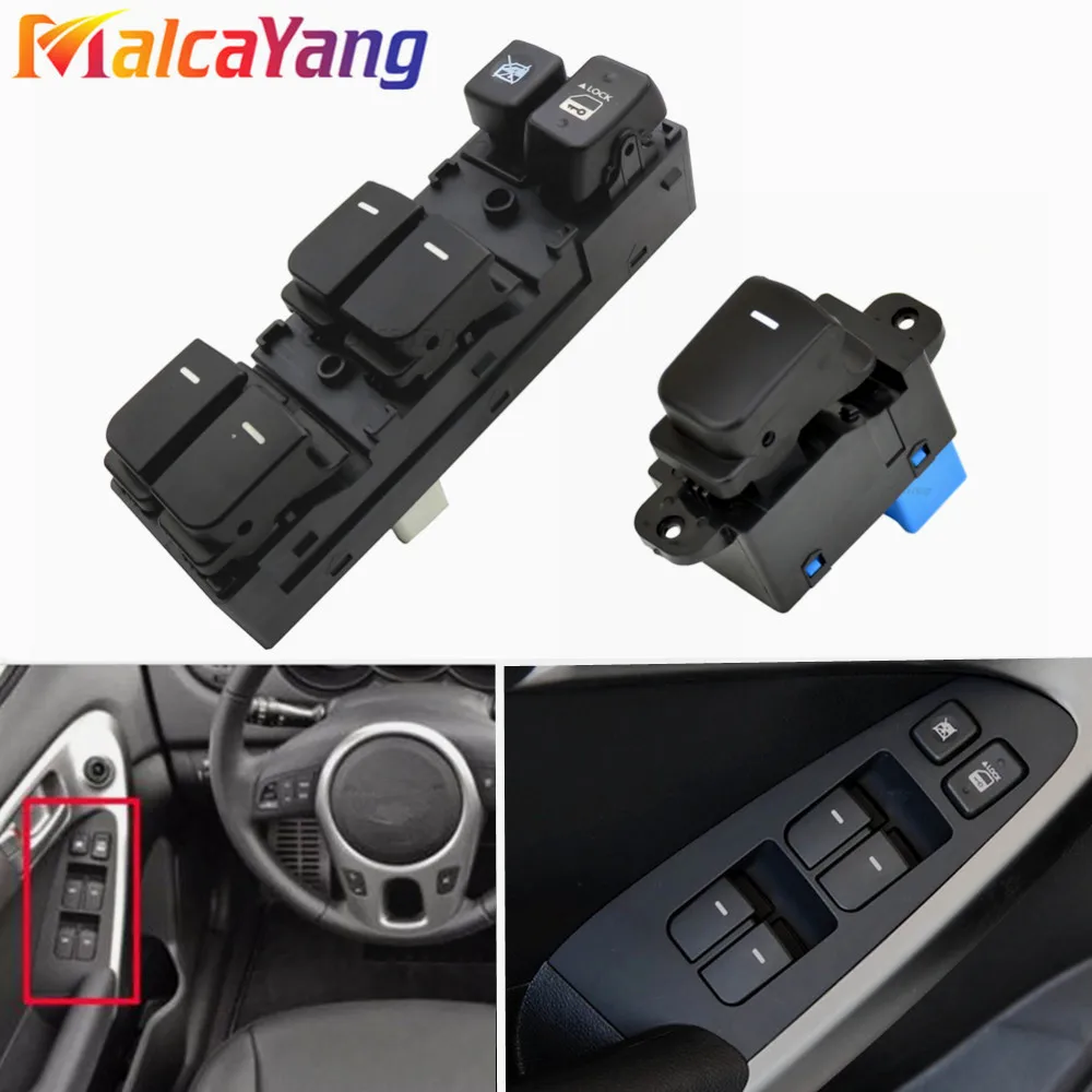 

Electric Power Window Master Control Switch for Hyundai KIA FORTE Cerato 2010 2011 2012 93570-1X000 935701X000 Accessories