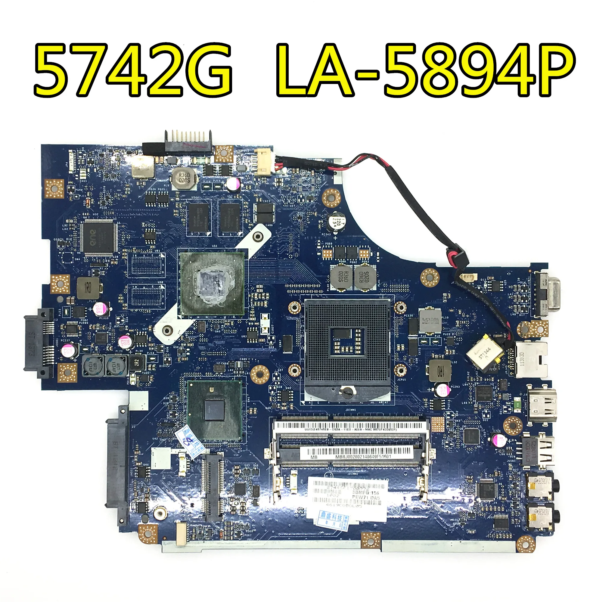 LA-5893P материнская плата для Acer 5740 5741 5742 5741G 5742GLA-5891P LA-5894P LA-5893P материнская плата Тесты работы