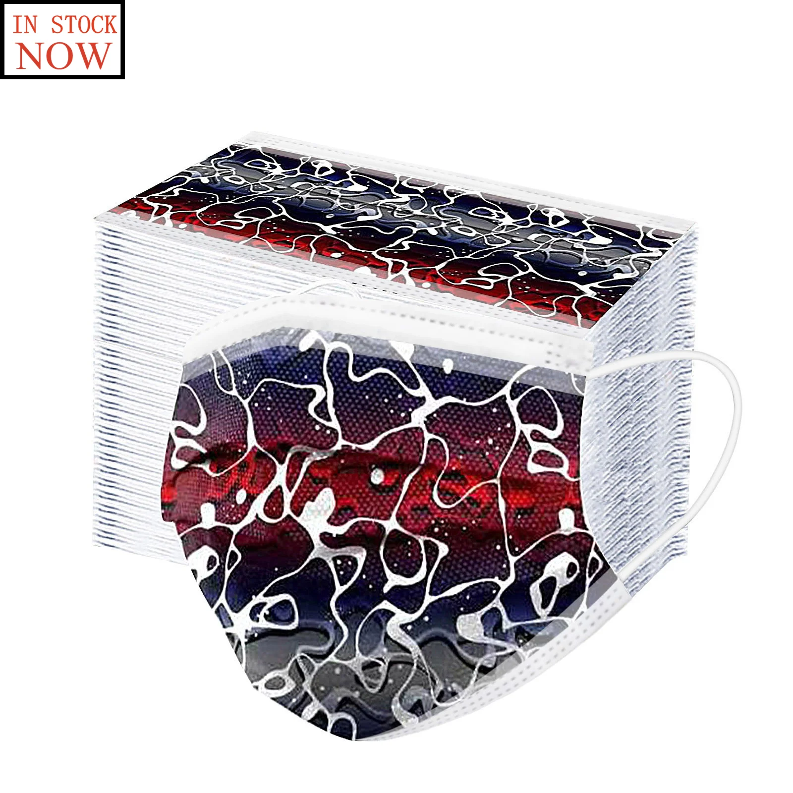 

Маска одноразовая детская с 3-мя Ушными крючками, 50-100 шт.