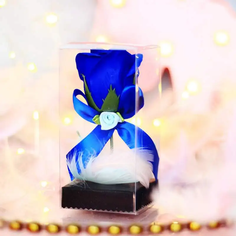 Женская Роза с коробкой для свадьбы сушеный цветок Вечные розы подарки на день