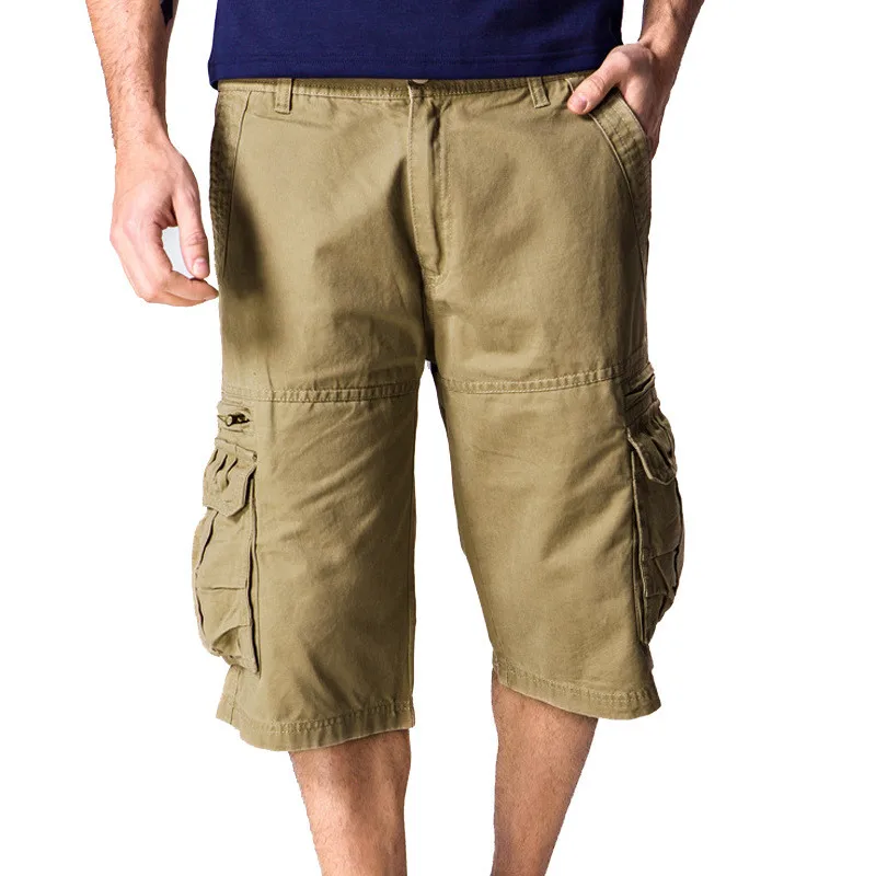 

Summer Cargo Shorts Men 2020 Brand New Casual Outdoor Military Men's Shorts Multi-pocket Cotton Short Pants Men Clothing