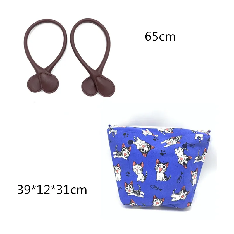 Новая вставка с цветочным принтом внутренний карман на молнии холст плюс ручки