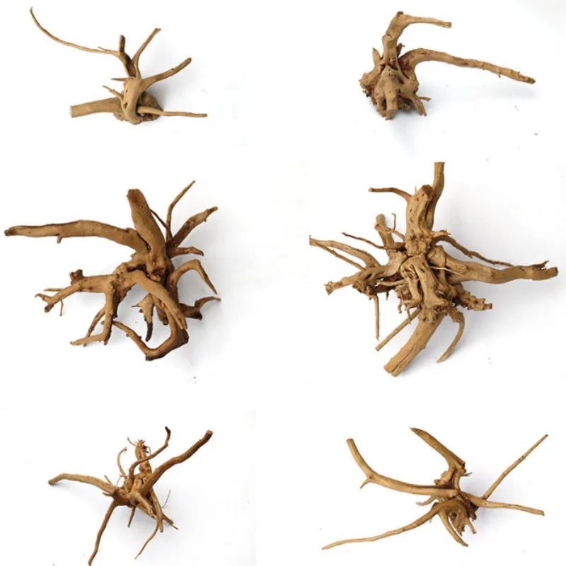 Ствол дерева Аквариум завод по производству рыбы украшение цилиндрическая