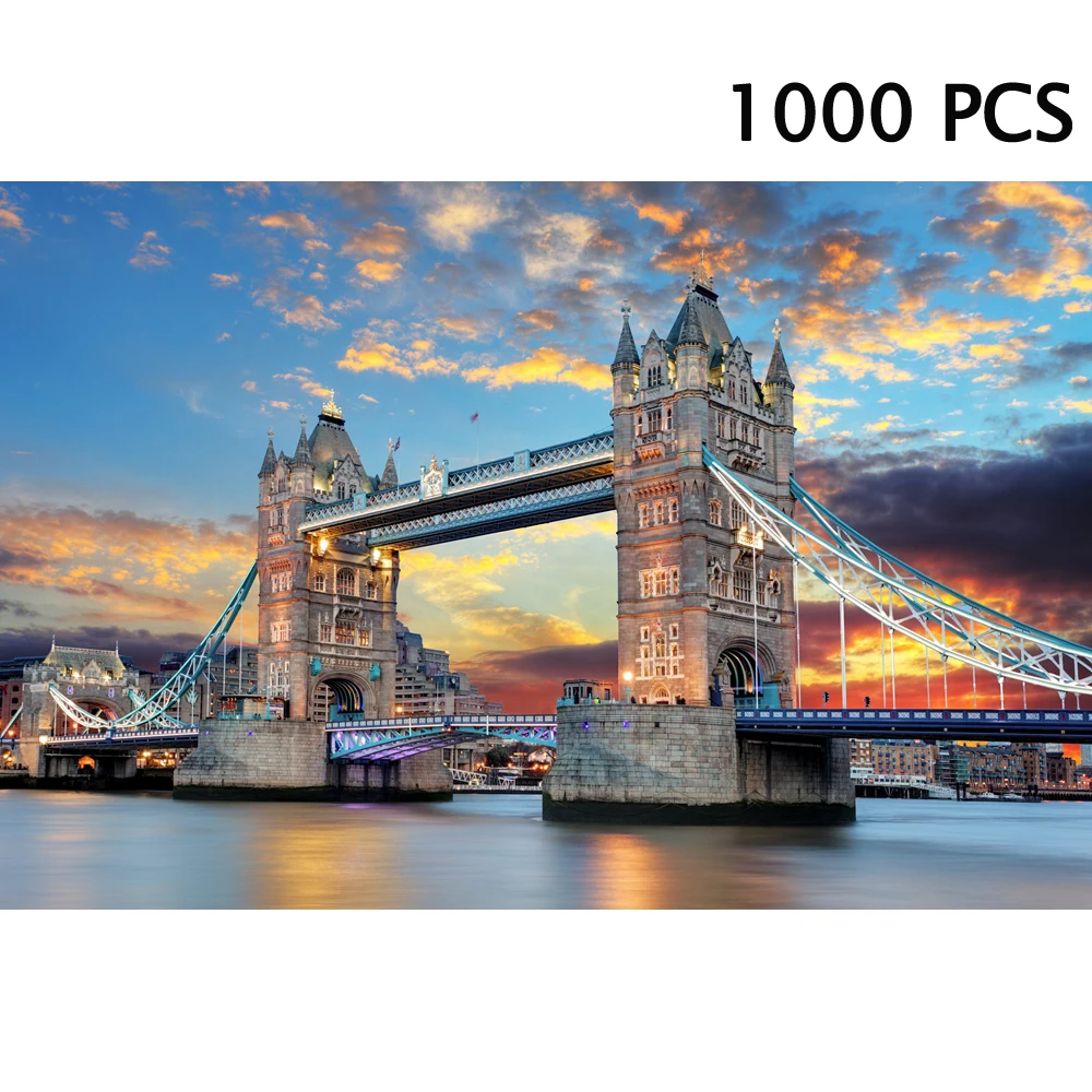 Пазл 1000 штук развивающие игрушки декорации космические звезды обучающая