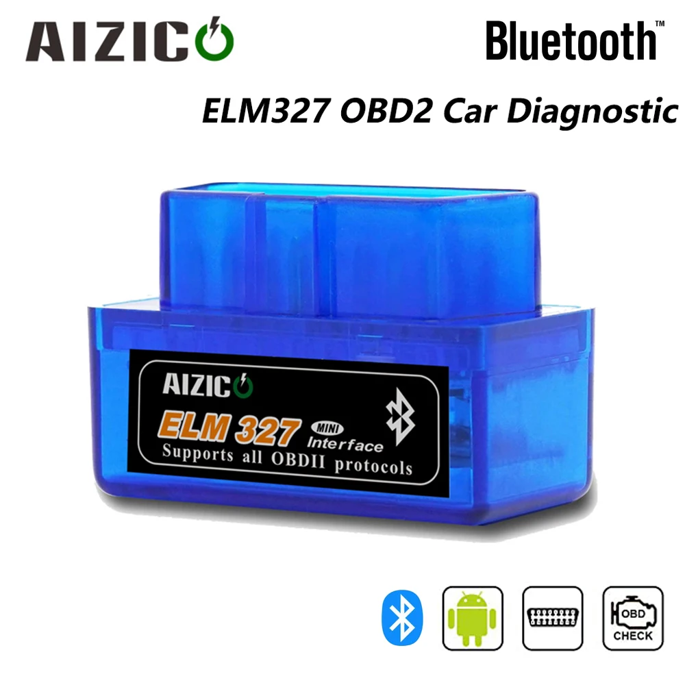 AIZICO ELM327 Bluetooth V2.1 elm 327 для Android Крутящий момент Поддержка автомобильный