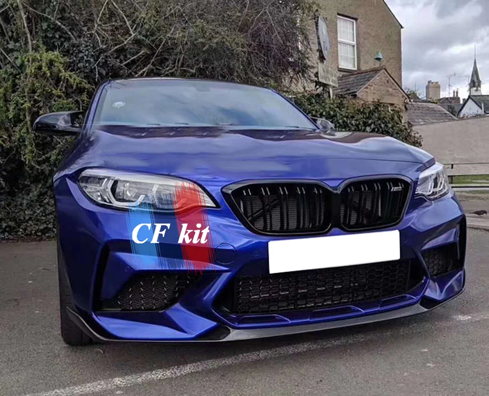 CF Kit спойлер для переднего бампера BMW F87 M2C M2 передний бампер соревнований
