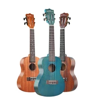 travel concert ukulele tenor instrument hawaiian mahogany 4 strings soprano ukulele 23inch guitarra stringed instruments bd50uu