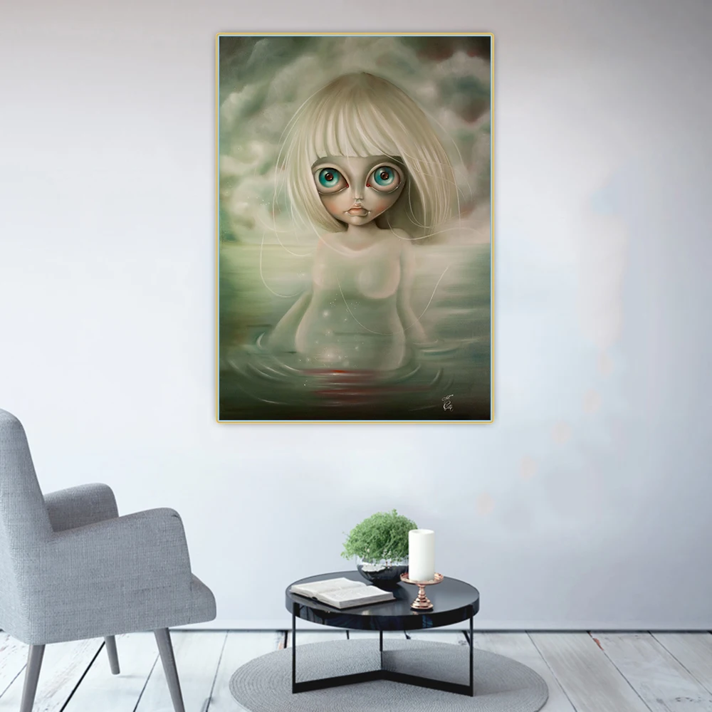 Citon Mark Ryden Canvas водный дух холст искусство Масляная живопись художественный постер