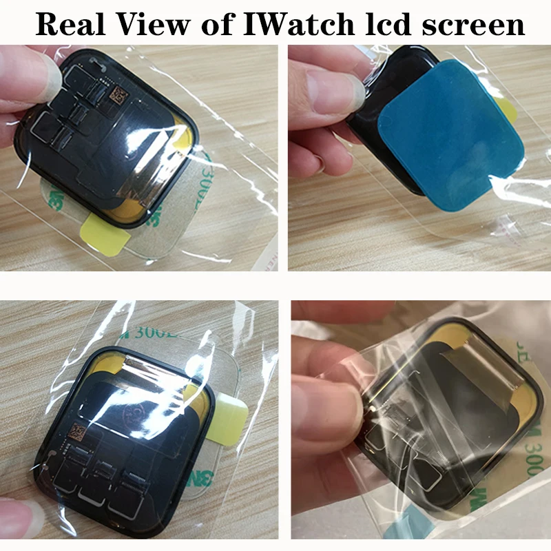 Kup Wyświetlacz LCD Do Serii Zegarków Apple 1 2 3 4 5 6 SE Wymienny Ekran Dotykowy Do IWatch S3 GPS LTE 38 40MM 42MM Montaż Digitizer