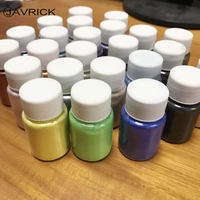 24 colors cosmetic grade pearlescent natural mica mineral powder epoxy resin dye pearl pigment diy jewelry crafts making tool